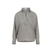 Brunello Cucinelli Blouse - Green | 513008bb7a696c803c914cd255e288c414afdaab