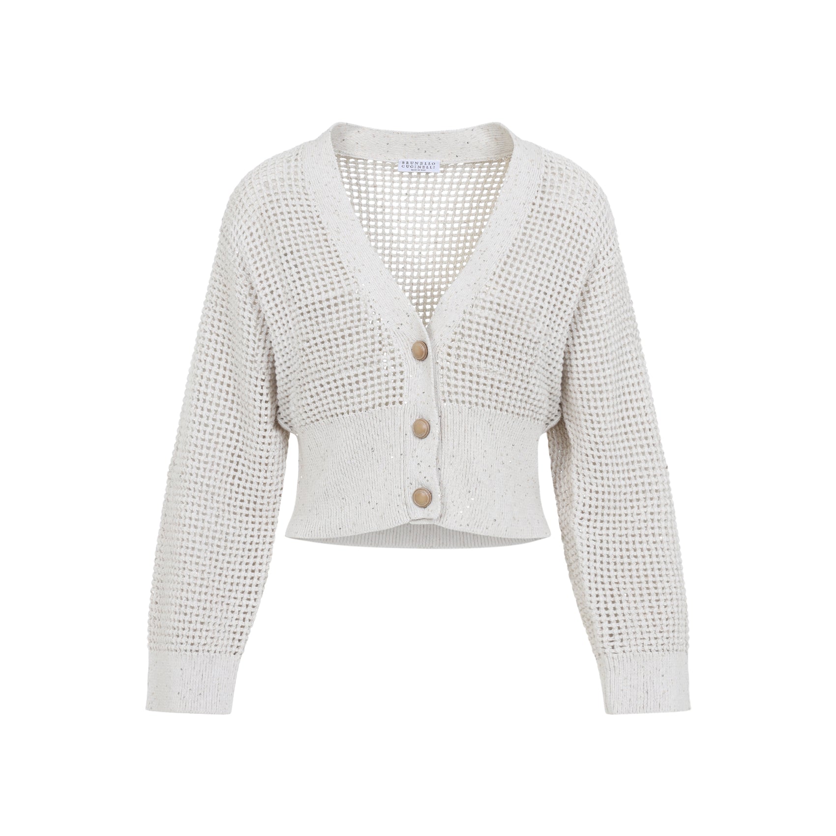 Brunello Cucinelli Cardigan - Nude & Neutrals | 23031f58516a9ee6b36ccdffd21345840e423dff