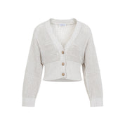 Brunello Cucinelli Cardigan - Nude & Neutrals | 23031f58516a9ee6b36ccdffd21345840e423dff
