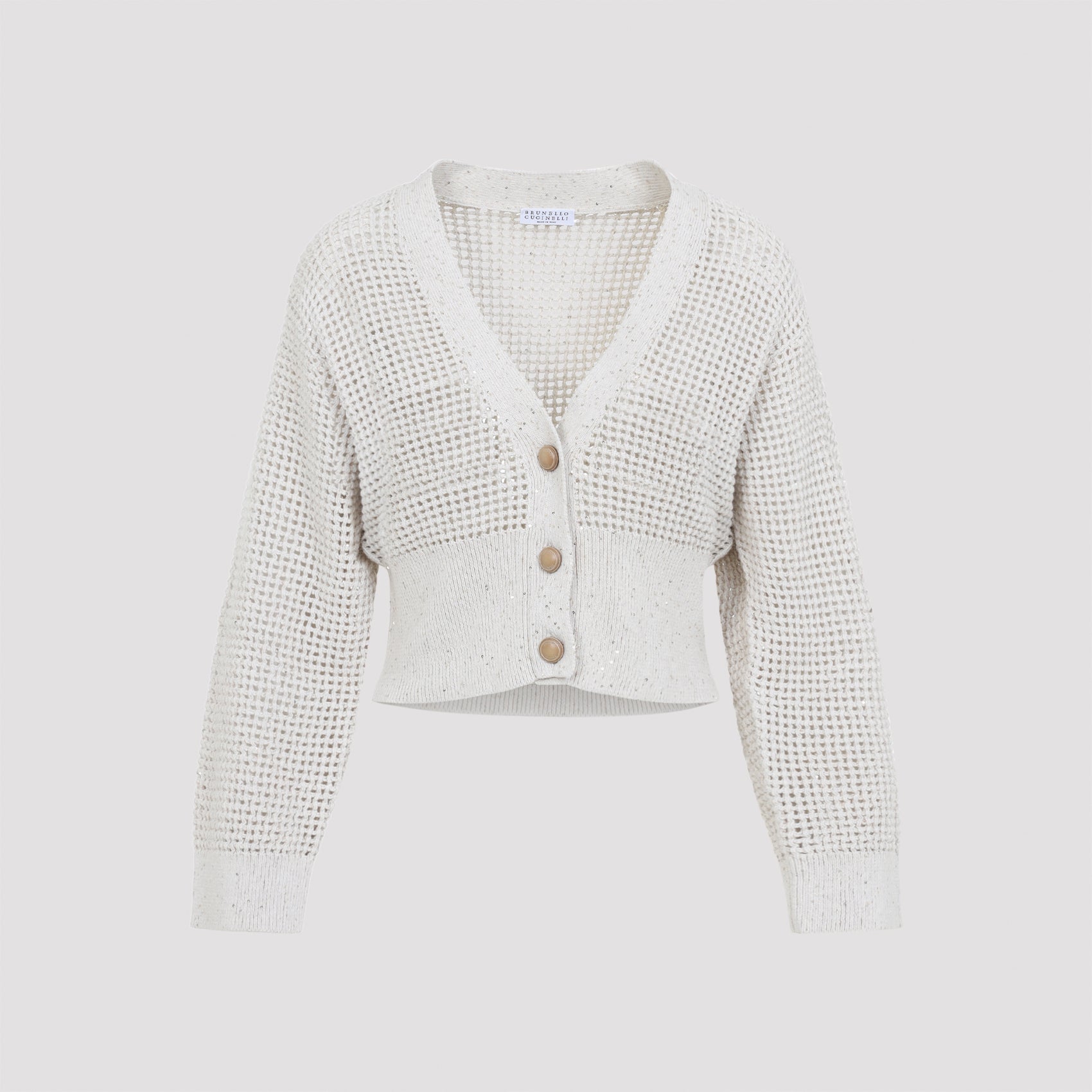 Brunello Cucinelli Cardigan - Nude & Neutrals | 9907e74713a88a5f48cb0a907e30cb95856fbe12
