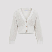 Brunello Cucinelli Cardigan - Nude & Neutrals | 9907e74713a88a5f48cb0a907e30cb95856fbe12