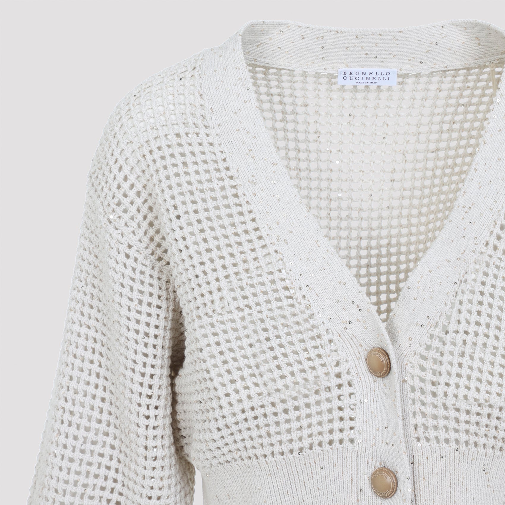 Brunello Cucinelli Cardigan - Nude & Neutrals | 361e352bae646f00061e3a28cfe017de09b22861