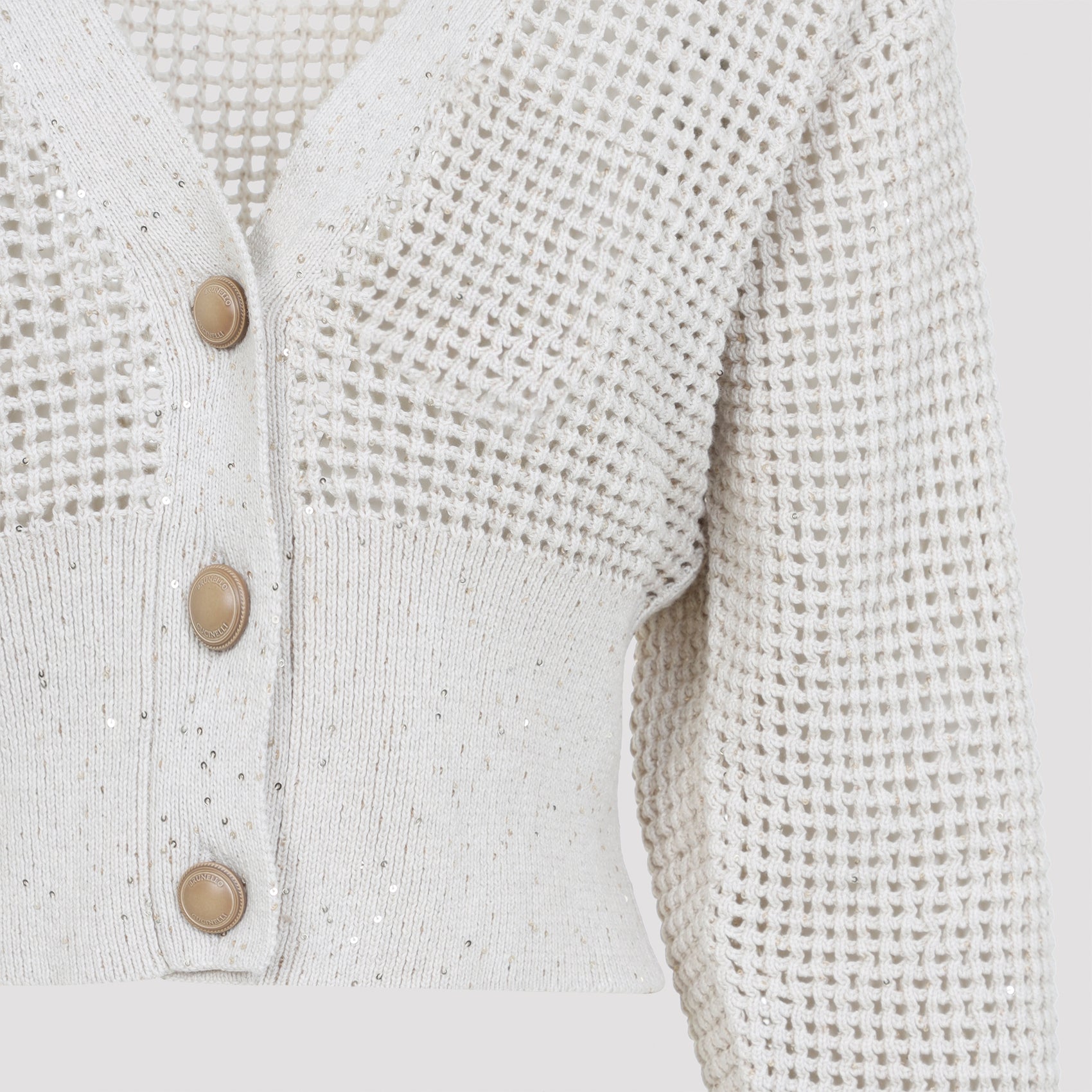 Brunello Cucinelli Cardigan - Nude & Neutrals | 324cb035bcc9a4b431dd85a792ff12333c893035
