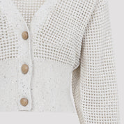 Brunello Cucinelli Cardigan - Nude & Neutrals | 324cb035bcc9a4b431dd85a792ff12333c893035