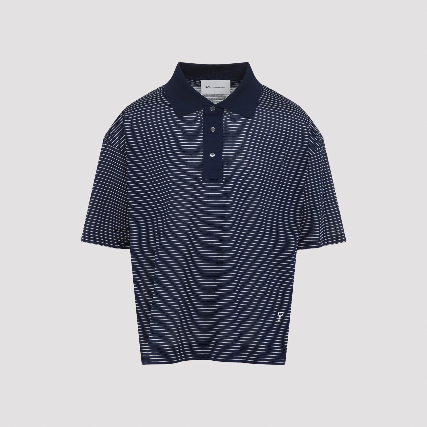 Ami Paris Polo - Blue | de3bae8c3289889949f6e76c8d3237c3af45d362