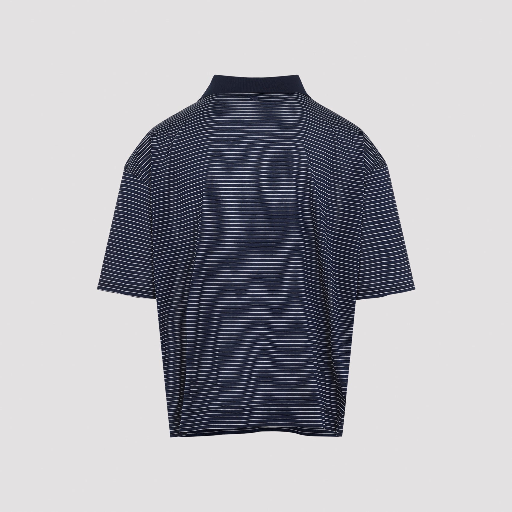 Ami Paris Polo - Blue | 09b6ebe084e38c8951097fb4e85eb3cb17f9acc4