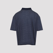 Ami Paris Polo - Blue | 09b6ebe084e38c8951097fb4e85eb3cb17f9acc4