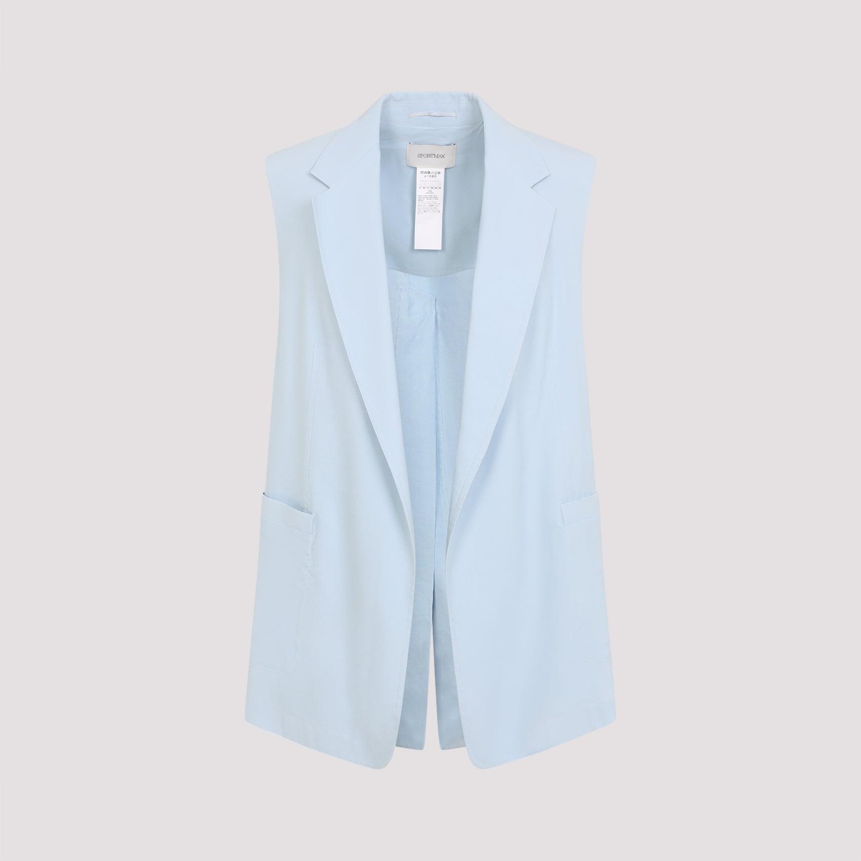 Sportmax Gilet - Blue | fd8f3b3503dff23004fa1c2e25b8b667c5f7c790