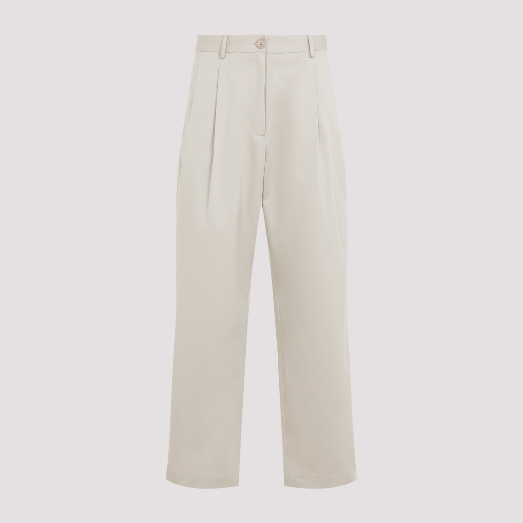 The Frankie Shop Norstrand Cotton Chino Trousers - WOMEN CLOTHING - THE FRANKIE SHOP - T.Luxy
