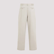 The Frankie Shop Norstrand Cotton Chino Trousers - WOMEN CLOTHING - THE FRANKIE SHOP - T.Luxy
