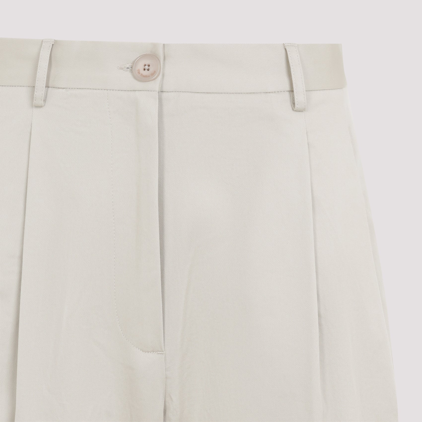 The Frankie Shop Norstrand Cotton Chino Trousers - WOMEN CLOTHING - THE FRANKIE SHOP - T.Luxy