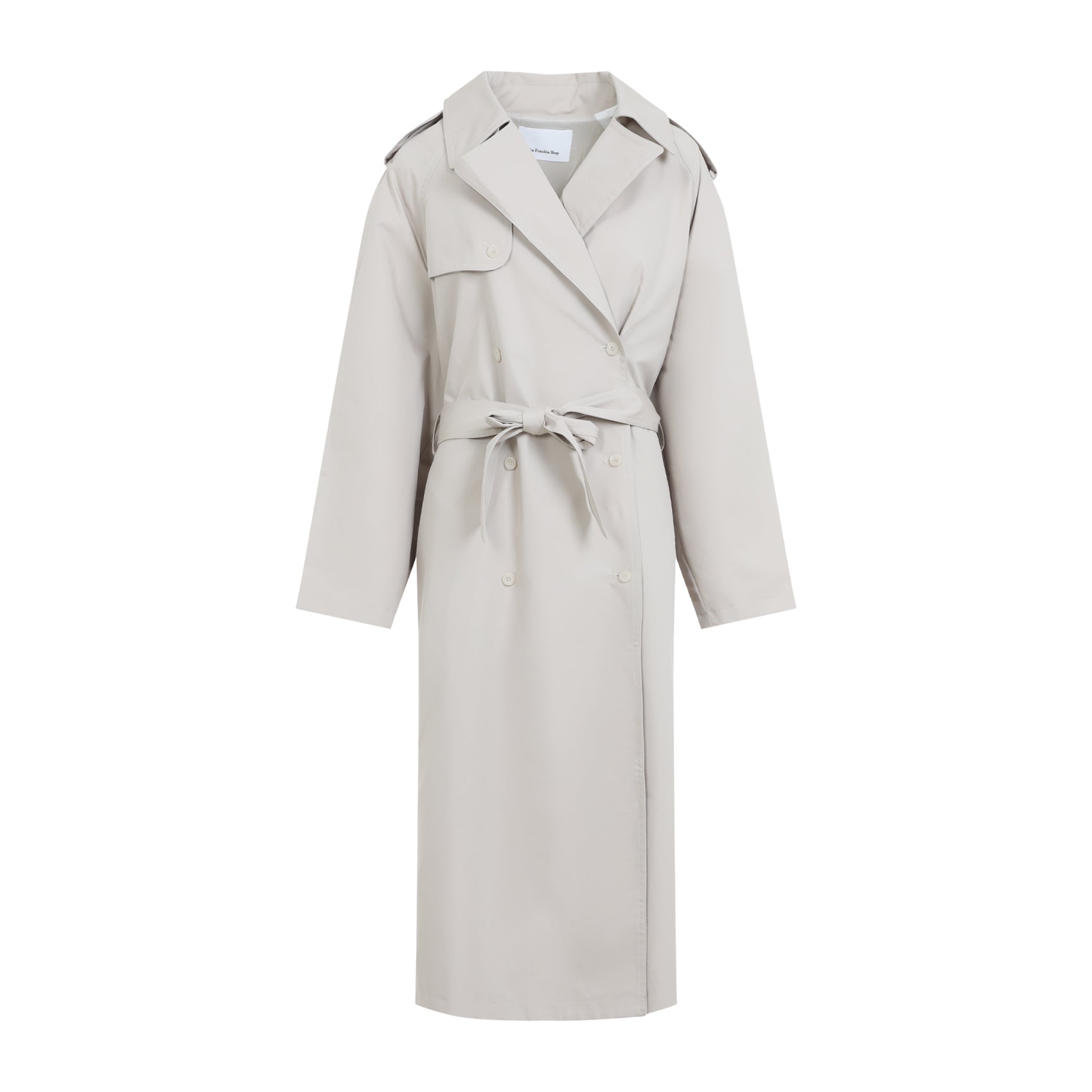 The Frankie Shop Riva Cotton Trench Coat - WOMEN CLOTHING - THE FRANKIE SHOP - T.Luxy
