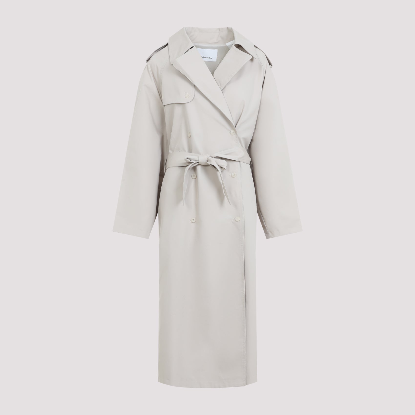 The Frankie Shop Riva Cotton Trench Coat - WOMEN CLOTHING - THE FRANKIE SHOP - T.Luxy
