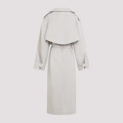The Frankie Shop Riva Cotton Trench Coat - WOMEN CLOTHING - THE FRANKIE SHOP - T.Luxy