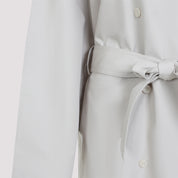 The Frankie Shop Riva Cotton Trench Coat - WOMEN CLOTHING - THE FRANKIE SHOP - T.Luxy