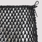 The Frankie Shop Nelaya Leather Macramé Skirt - WOMEN CLOTHING - THE FRANKIE SHOP - T.Luxy