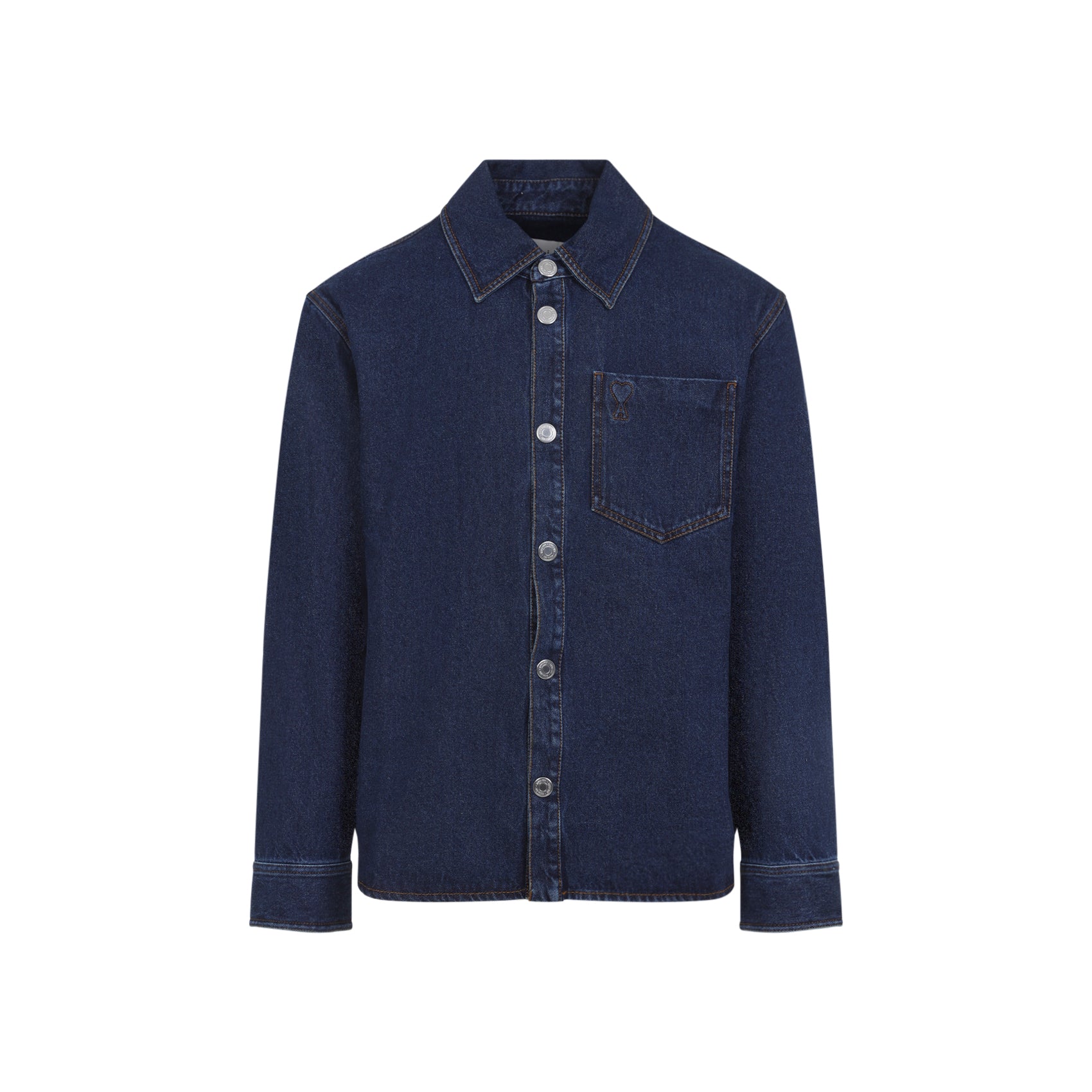 Ami Paris SHIRT - Blue | 90c2243cd5c95a19bc5d79e4eff6e8a6714e85e0
