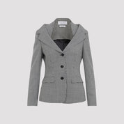 Alexander Mcqueen Off Shoulder Jacket Harness - WOMEN CLOTHING - ALEXANDER MCQUEEN - T.Luxy
