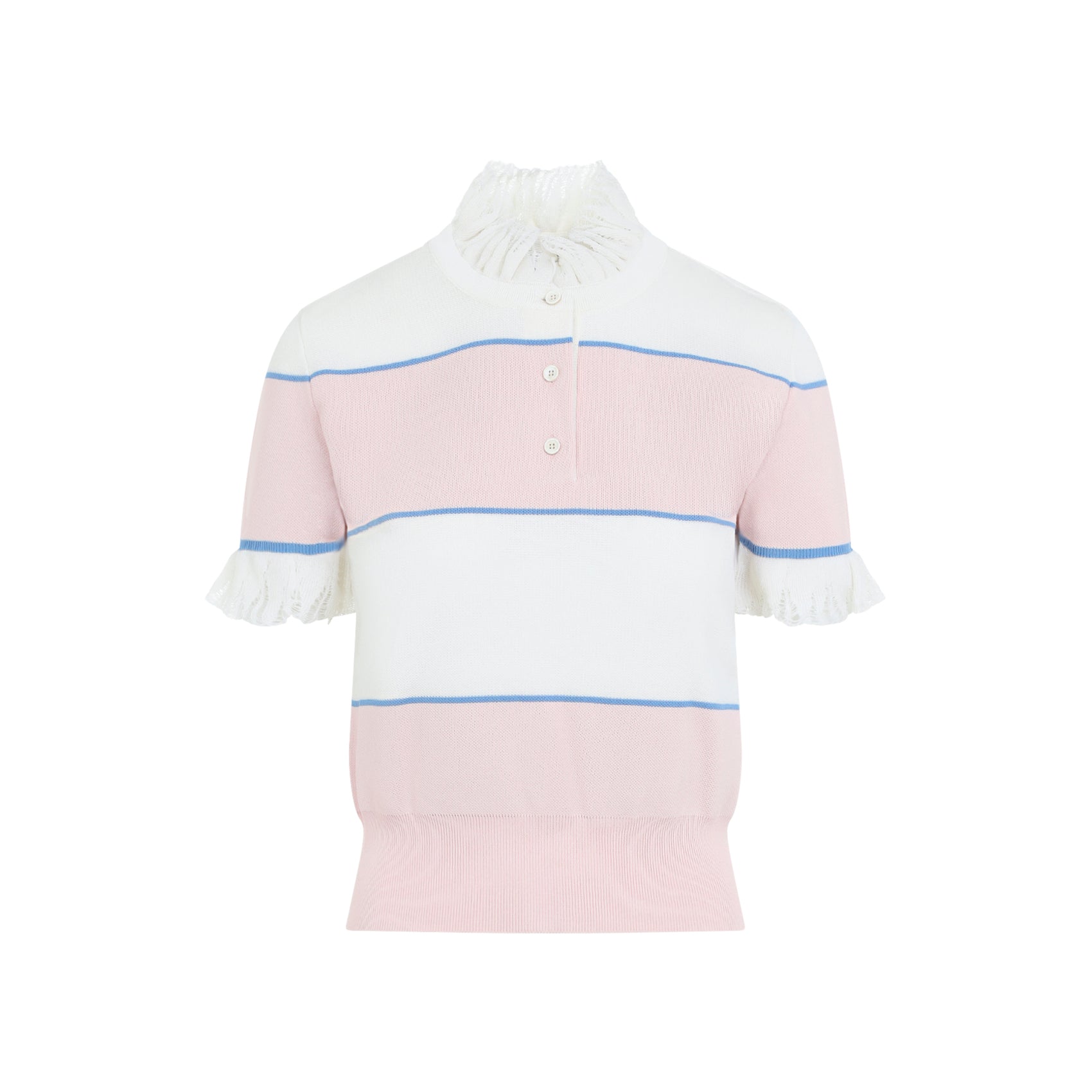 Alexander Mcqueen Stripe Top - WOMEN CLOTHING - ALEXANDER MCQUEEN - T.Luxy