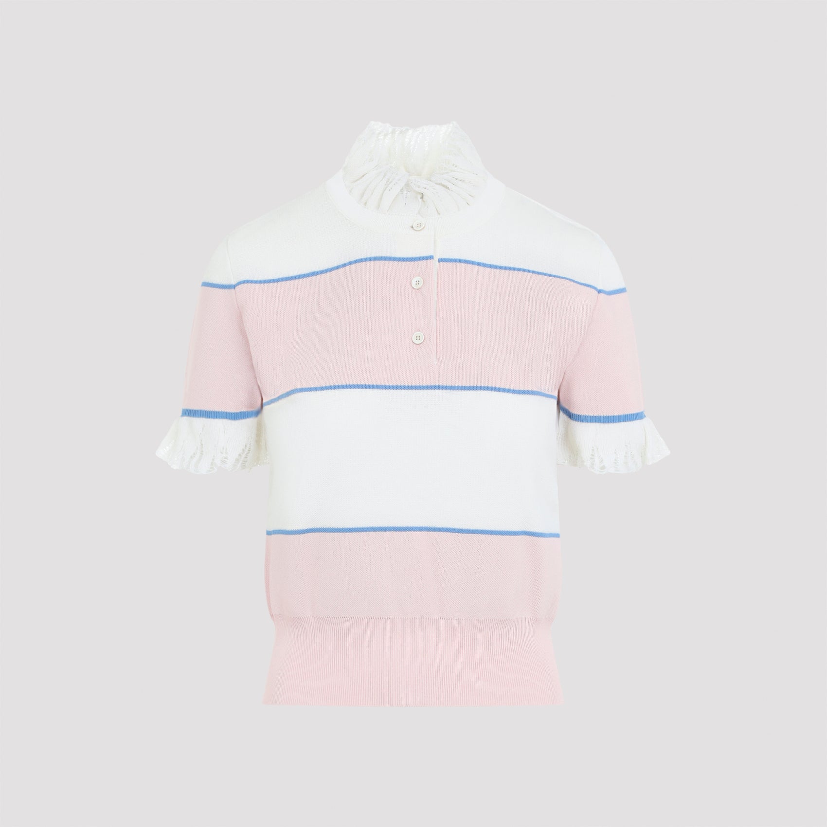 Alexander Mcqueen Stripe Top - WOMEN CLOTHING - ALEXANDER MCQUEEN - T.Luxy