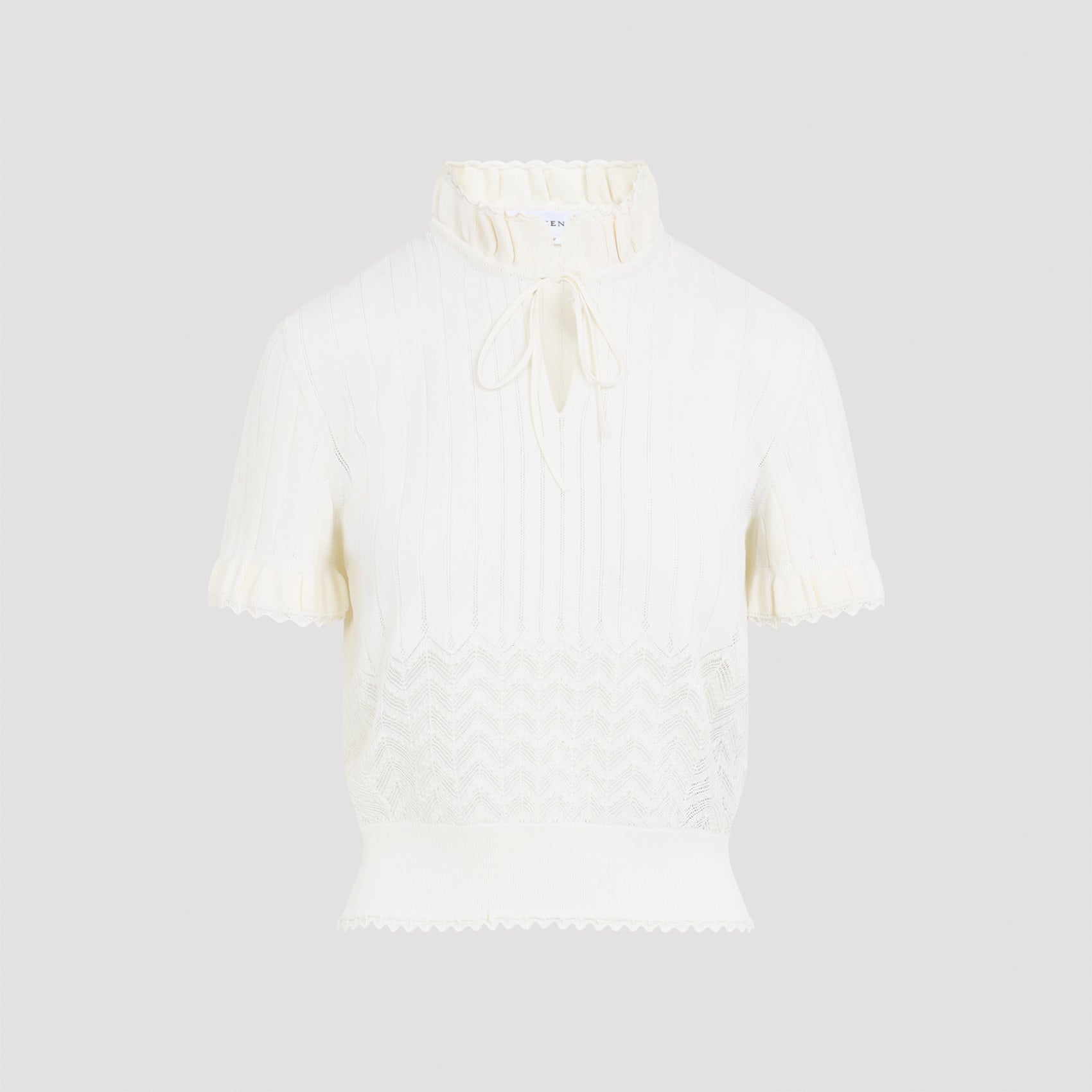 Alexander Mcqueen Lace Top - WOMEN CLOTHING - ALEXANDER MCQUEEN - T.Luxy