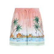 Casablanca Ethereal Silk Shorts - MEN CLOTHING - CASABLANCA - T.Luxy