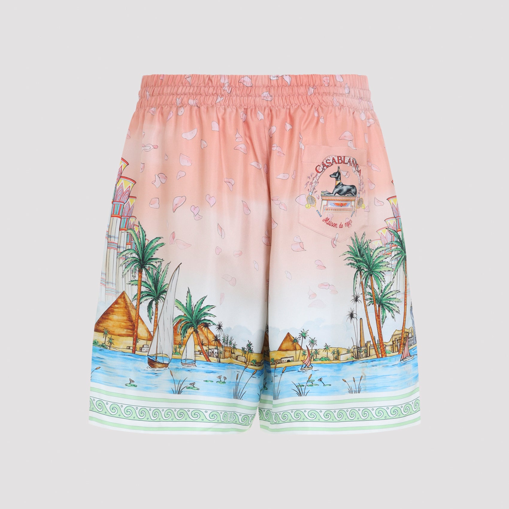 Casablanca Ethereal Silk Shorts - MEN CLOTHING - CASABLANCA - T.Luxy