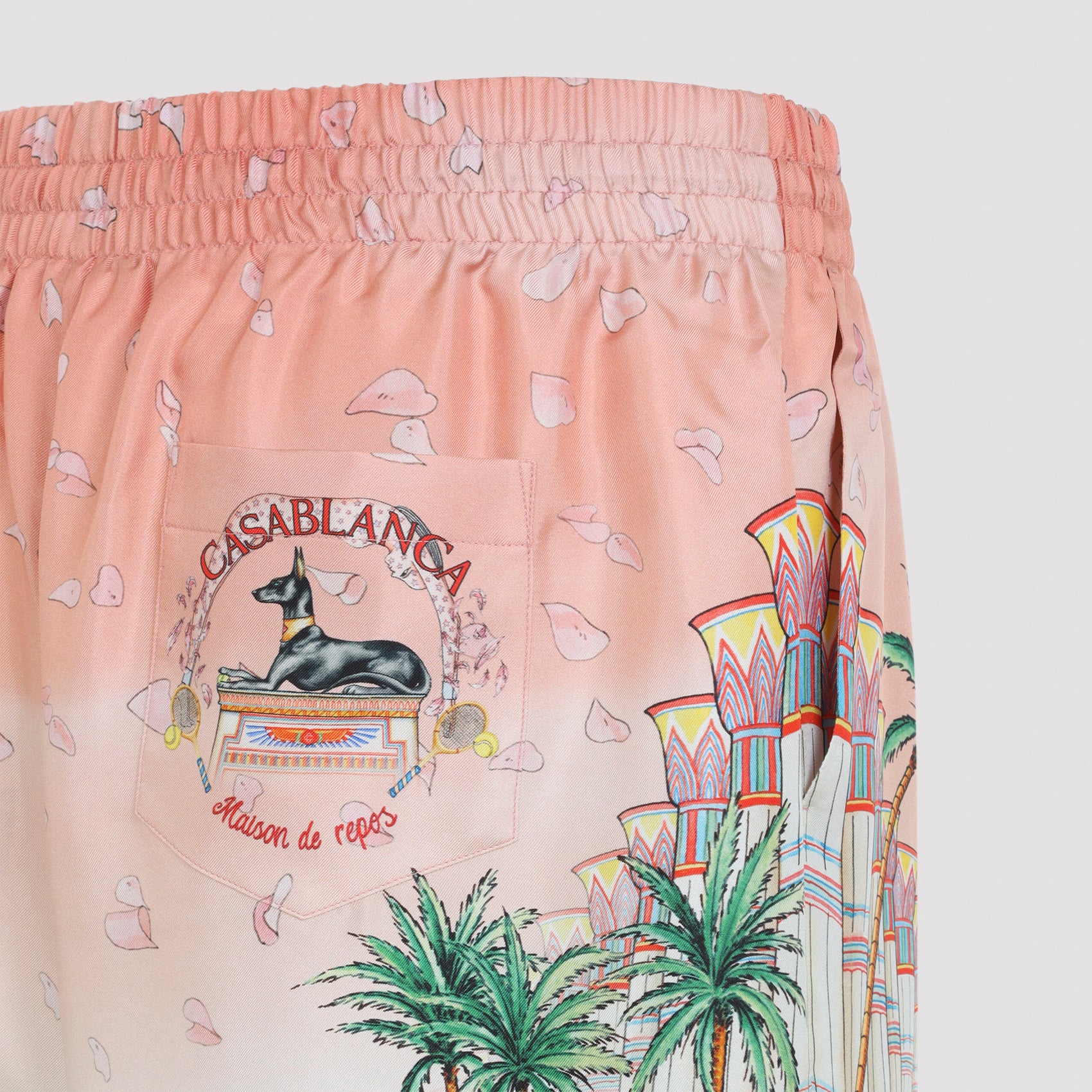 Casablanca Ethereal Silk Shorts - MEN CLOTHING - CASABLANCA - T.Luxy