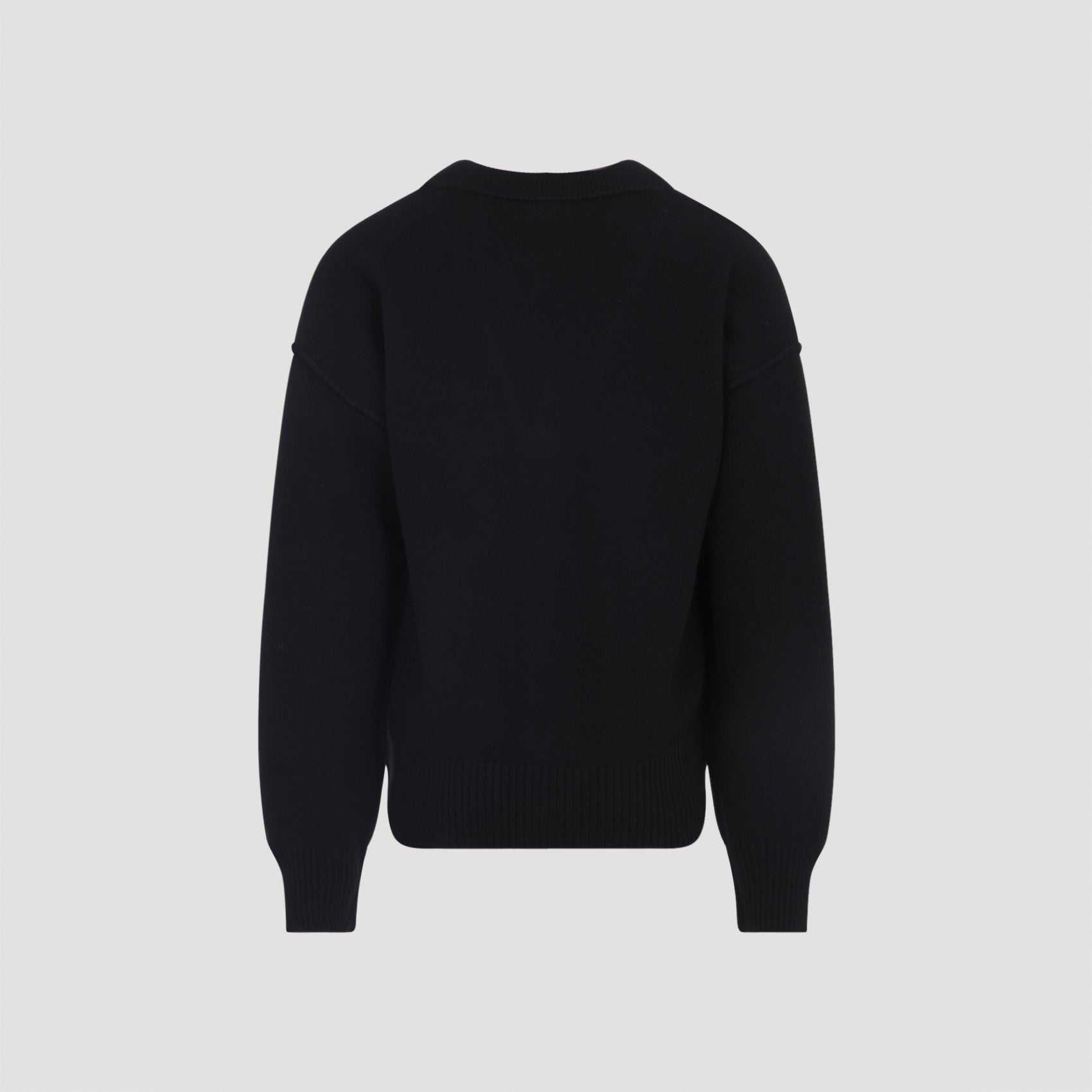 Ami Paris Cardigan - Black | 3f3711435b4d8b40795fce99116b7d12f80f616f