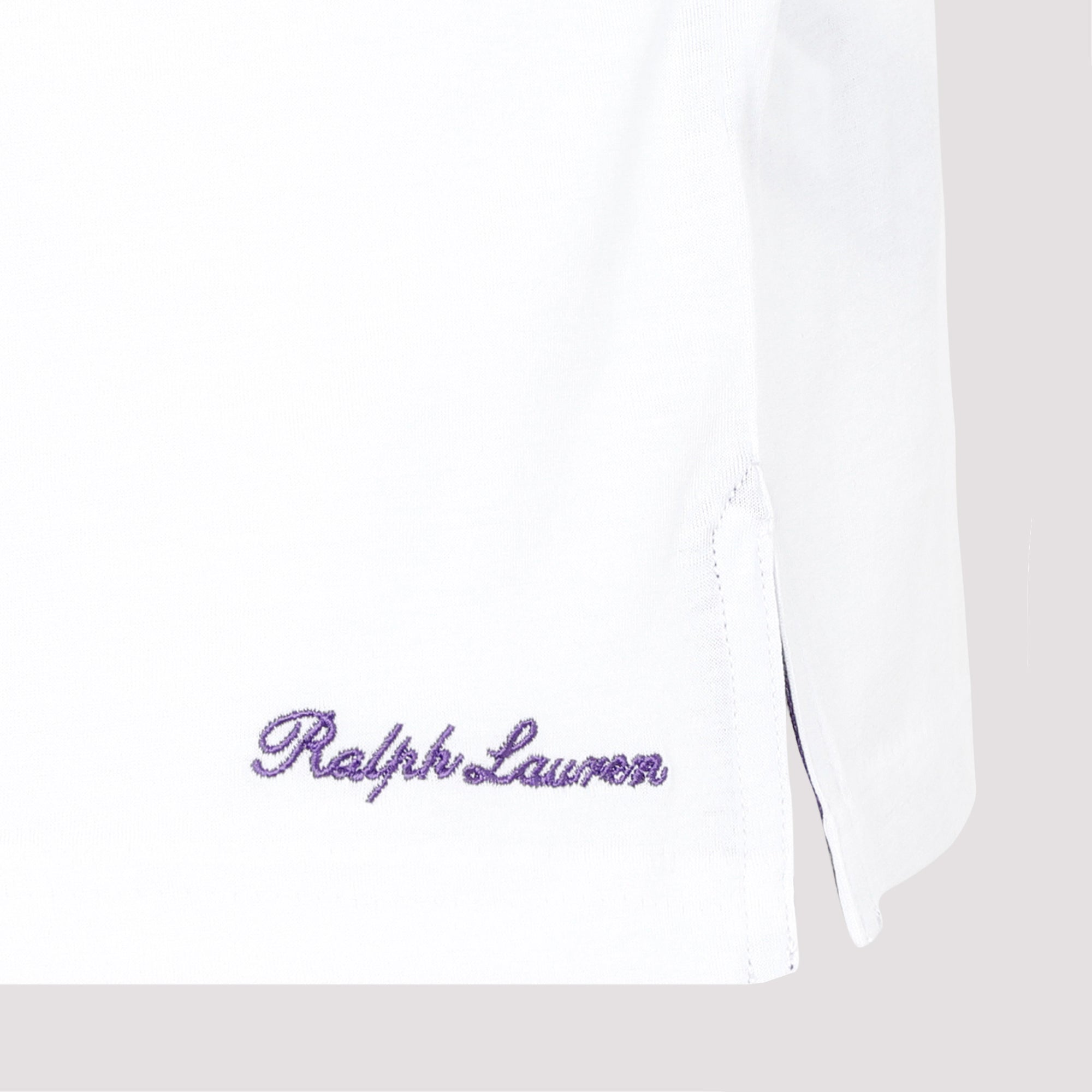 Ralph Lauren Embroidered Logo T-Shirt - MEN CLOTHING - Ralph Lauren Purple Label - T.Luxy