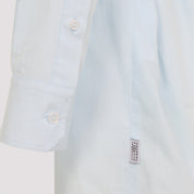 Mm6 Maison Margiela Shirts - Blue | 1ffceccc8d1a65b2be1dde24c4d93639b7e4fd18