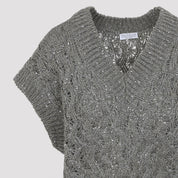 Brunello Cucinelli V neck - Green | c7320bd09bcd29a65c2c3e0b8804b5321cc9ad64