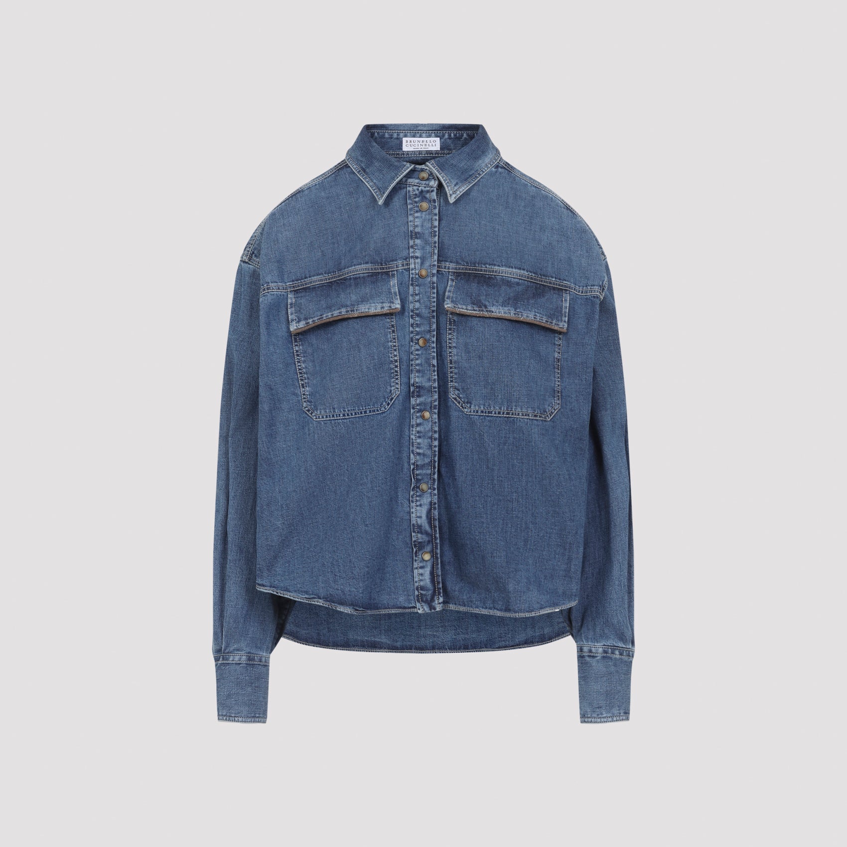 Brunello Cucinelli Denim&leather - Blue | d5930635b7506e2f0fcb690e2cdbf1c8eab5e976
