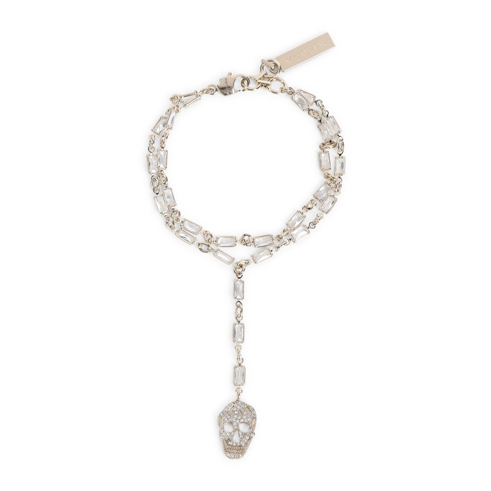Alexander Mcqueen Pavè Skull Bracelet - WOMEN ACCESSORIES - Alexander Mcqueen - T.Luxy