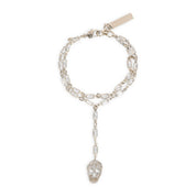 Alexander Mcqueen Pavè Skull Bracelet - WOMEN ACCESSORIES - Alexander Mcqueen - T.Luxy