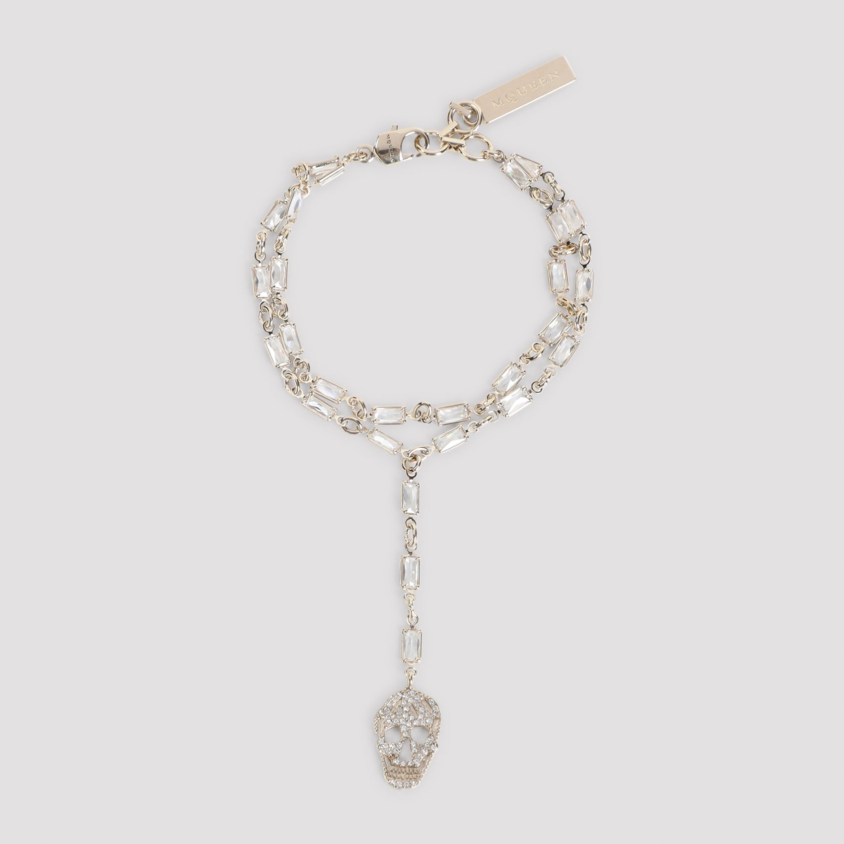 Alexander Mcqueen Pavè Skull Bracelet - WOMEN ACCESSORIES - Alexander Mcqueen - T.Luxy