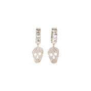 Alexander Mcqueen Pavè Skull Earrings - WOMEN ACCESSORIES - ALEXANDER MCQUEEN - T.Luxy