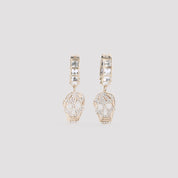 Alexander Mcqueen Pavè Skull Earrings - WOMEN ACCESSORIES - ALEXANDER MCQUEEN - T.Luxy