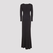 Elisabetta Franchi Long dresses - Brown | 430881e02e7bd4515a594cdada01171b805f03b0