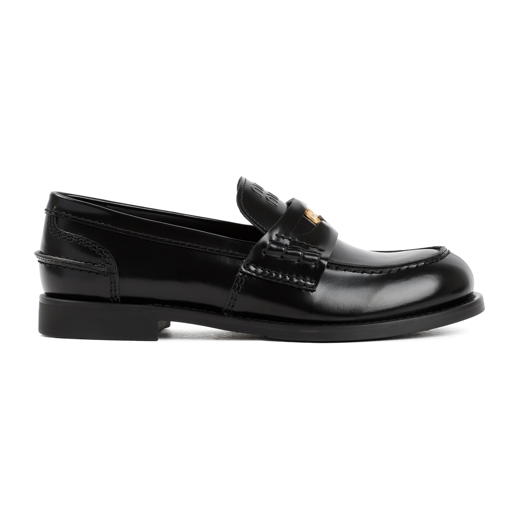Miu Miu Loafers - Black | a5d407660841a6cd2190f34eb31be84de0bef4fa