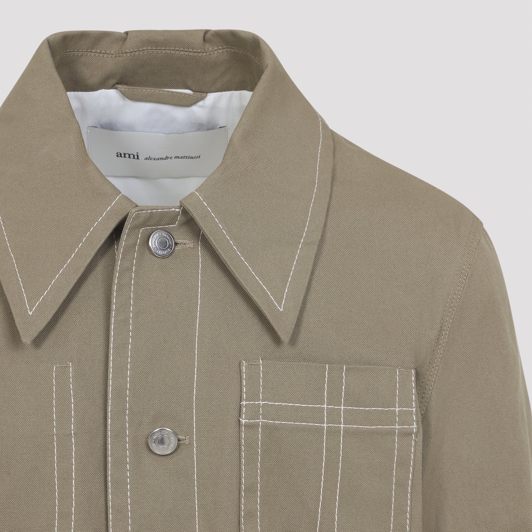 Ami Paris Jackets - Nude & Neutrals | 1614e9effeec136caf1256b322dfc8da863fd4c2