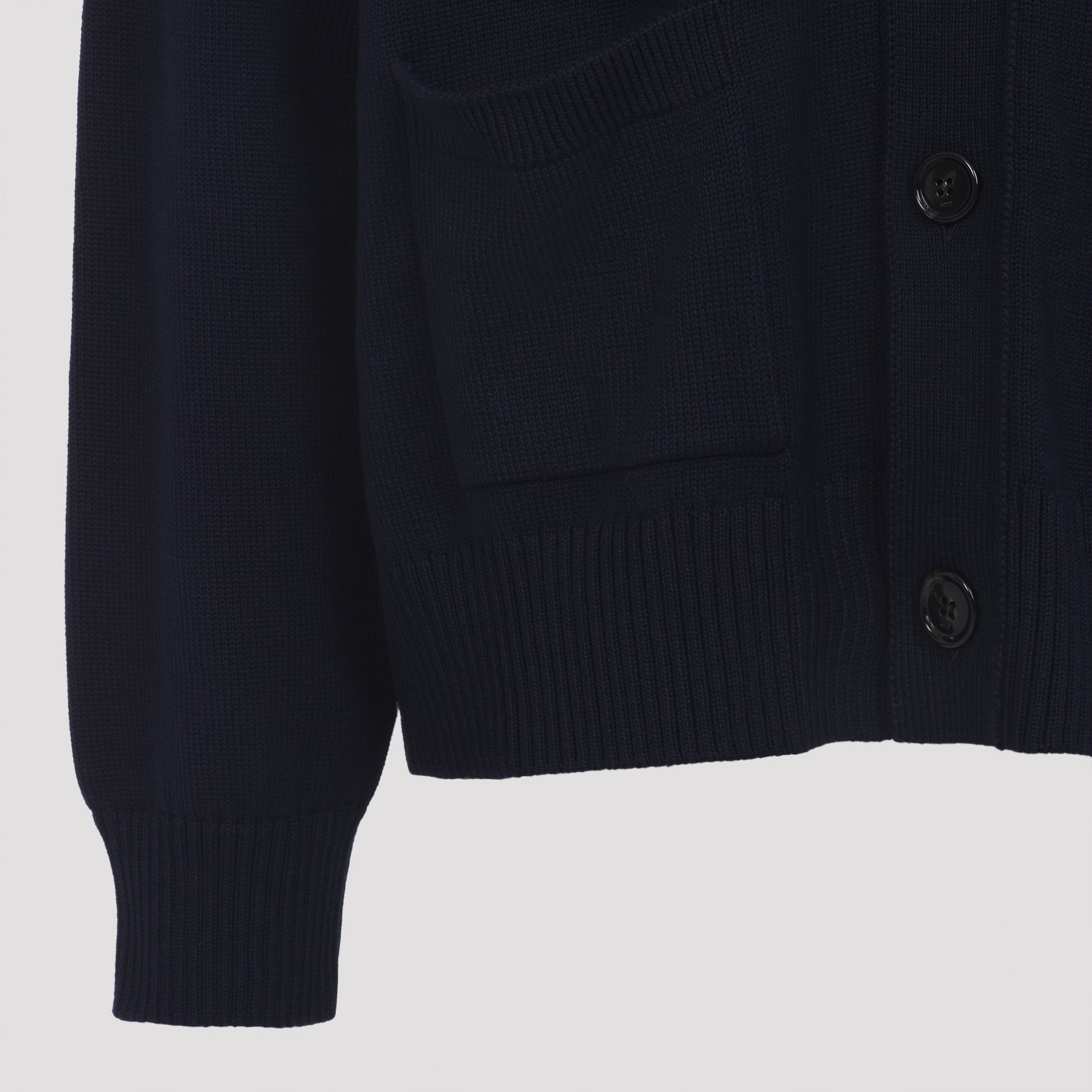 Ami Paris Cardigan - Blue | bf78aefddccb21d859dd1f2bb01acb32d3b8b7a6