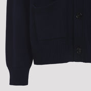 Ami Paris Cardigan - Blue | bf78aefddccb21d859dd1f2bb01acb32d3b8b7a6