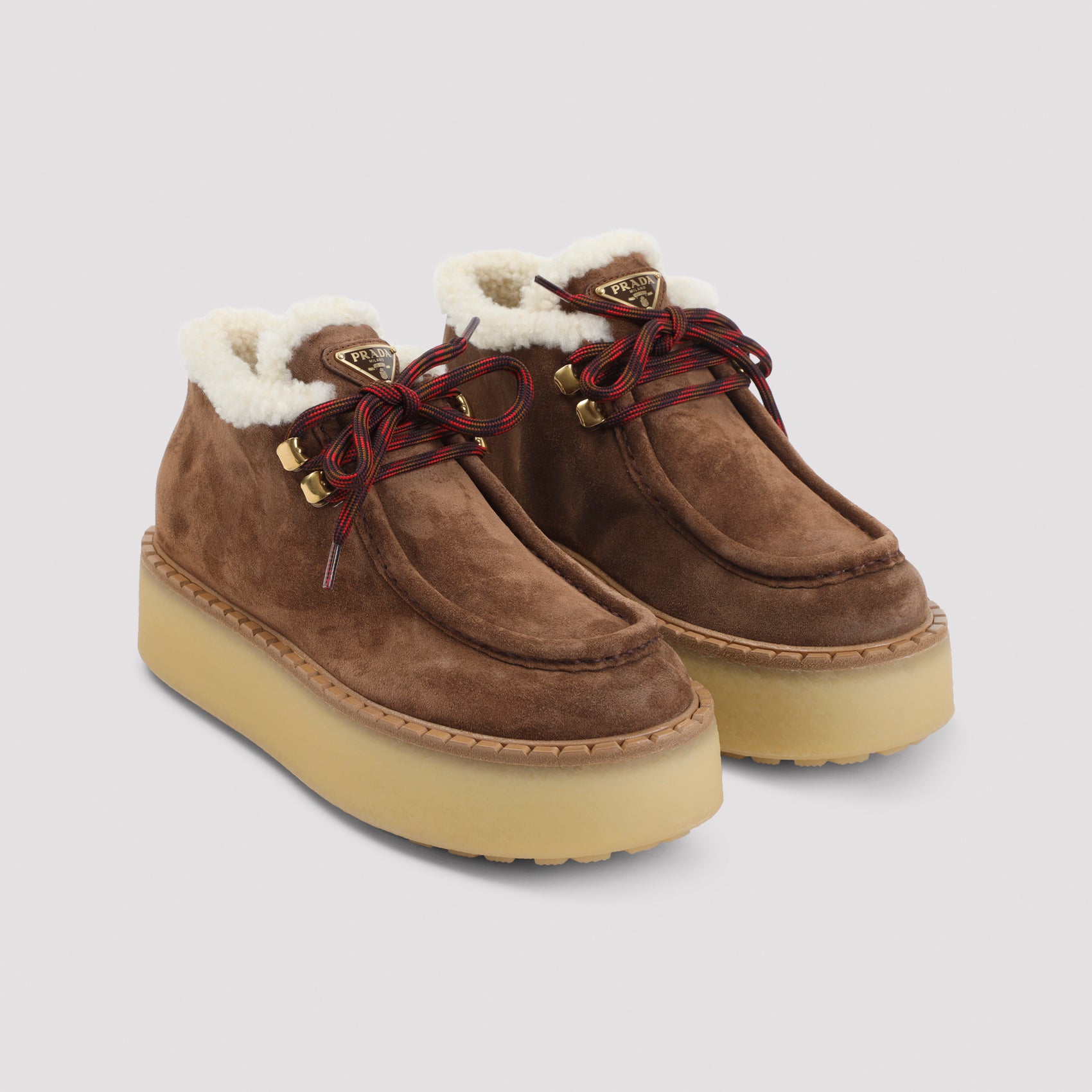 Prada Lace-Up Ankle Boots - WOMEN SHOES - Prada - T.Luxy