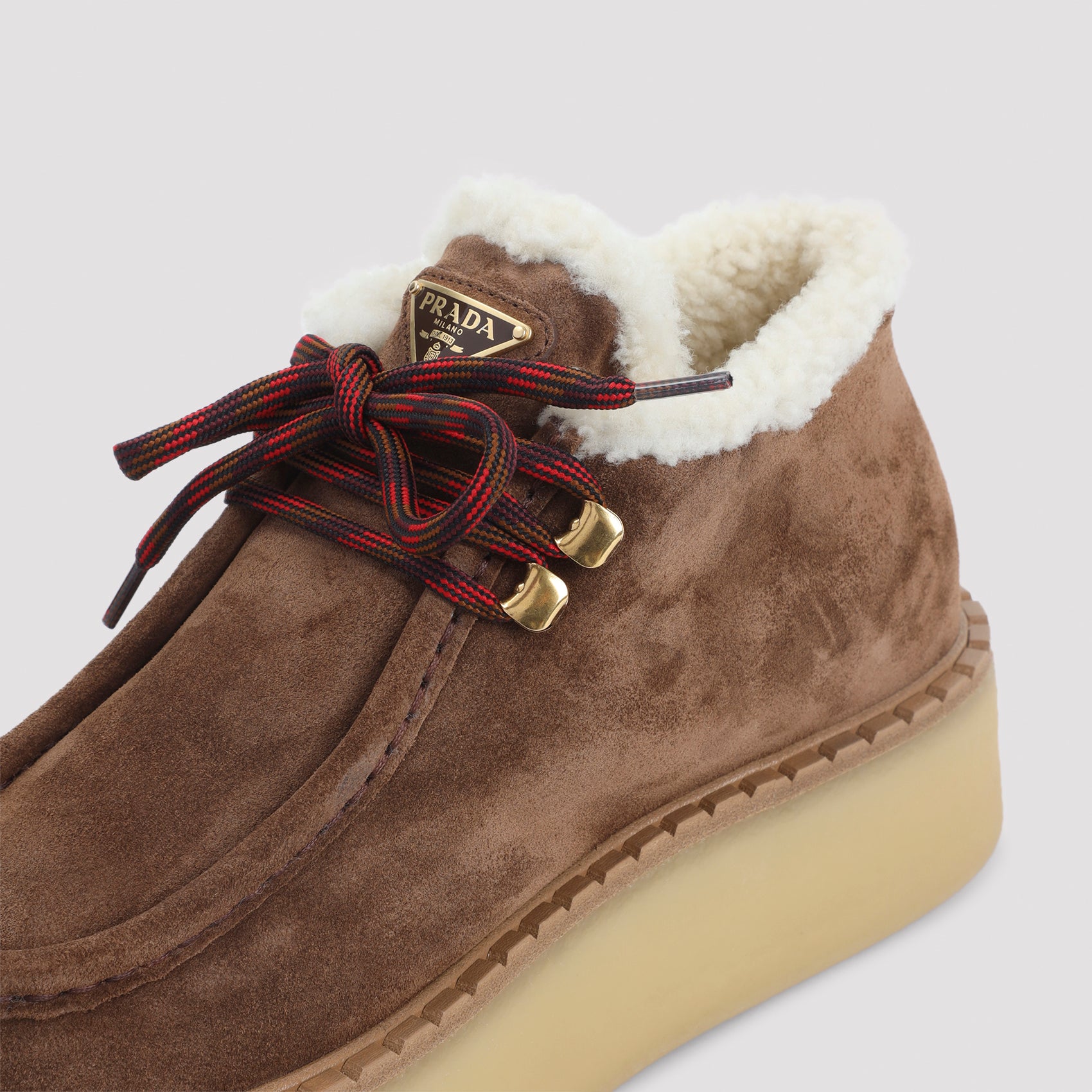 Prada Lace-Up Ankle Boots - WOMEN SHOES - Prada - T.Luxy