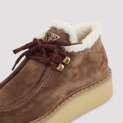 Prada Lace-Up Ankle Boots - WOMEN SHOES - Prada - T.Luxy
