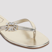 Roger Vivier Flip flops - Nude & Neutrals | 7882aa204d213512b84038c7894e307ae76b53bf