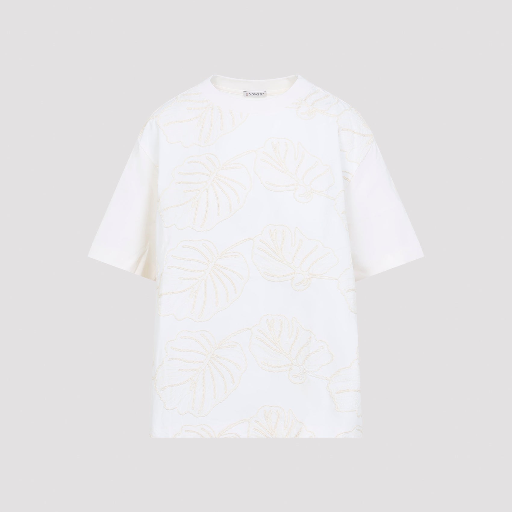 Moncler T-shirts - Nude & Neutrals | 20e9a9e777ee140e02a793a3b1fe41cd8ab1e264