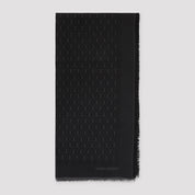 Saint Laurent Jacquard Monogram Scarf - WOMEN ACCESSORIES - Saint Laurent - T.Luxy