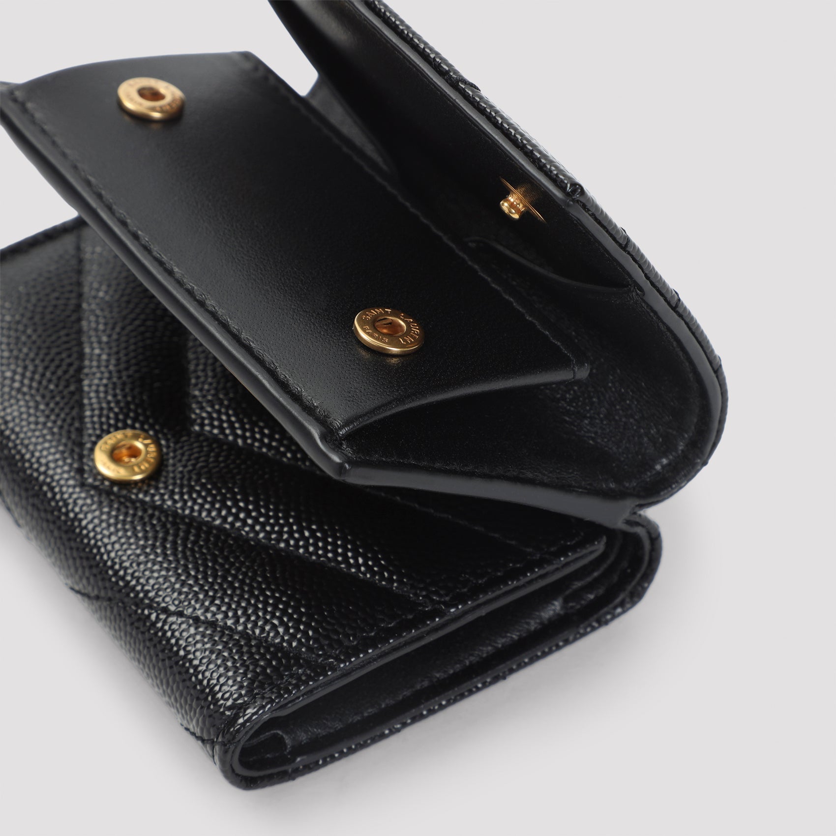 Saint Laurent Compact Card Holder - WOMEN ACCESSORIES - Saint Laurent - T.Luxy